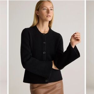 Quince Mongolian Cashmere Structured Cardigan, NWT, XL
